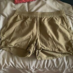 Women’s shorts dark green size XS